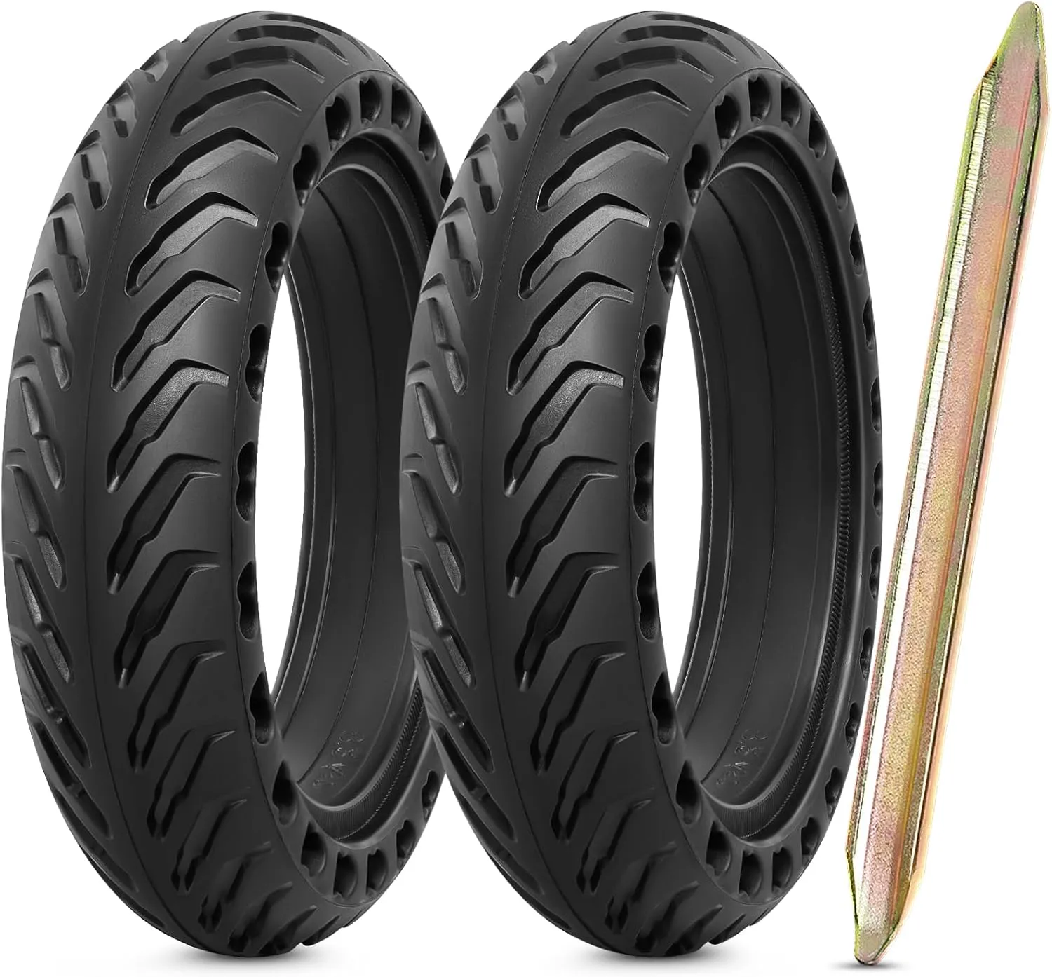 2Pcs 8.5x2.0 Solid Tire,8.5 Inches Electric Scooter 8.5 x 2.0 Front or Rear Replacement Solid Tires Compatible with Xiaomi M365/M365 Pro, Gotrax gxl V2/Gotrax XR 8 1/2 x 2 8.5x2 Solid Tires(T-008)