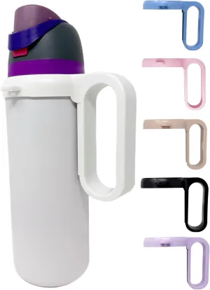 Bottle Handle for Owala FreeSip 24oz 32oz 40oz  Strong Plastic Water Bottle Holder, Durable Easy Carry Accessory for Running, Jogging, Gym, Hiking, and Drinking While Driving & More