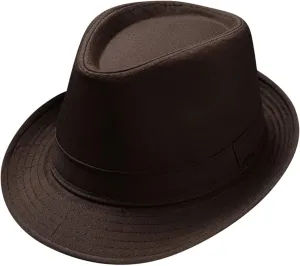 Classic Fedoras Hats Short Brim Panama Jazz Hat Bowler Hat for Men Women Fashion Panama Hat
