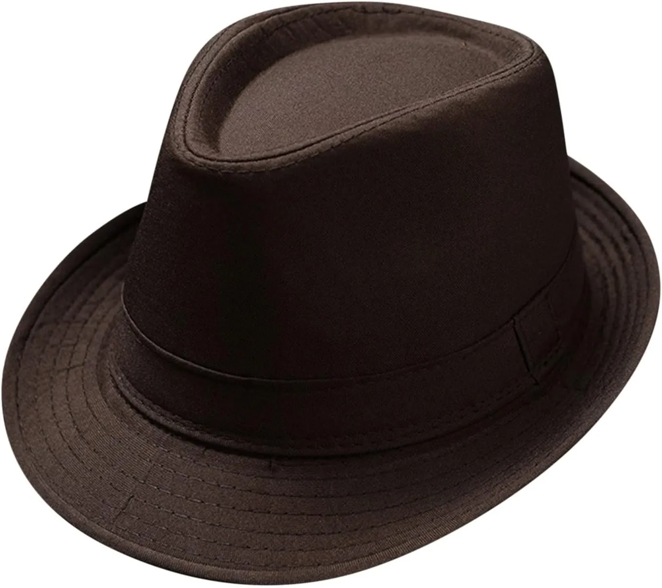 Classic Fedoras Hats Short Brim Panama Jazz Hat Bowler Hat for Men Women Fashion Panama Hat