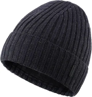 Connectyle Fleece Lined Cuffed Beanie Hat for Men Women Knitted Winter Wool Beanies Skull Cap Warm Watch Hat