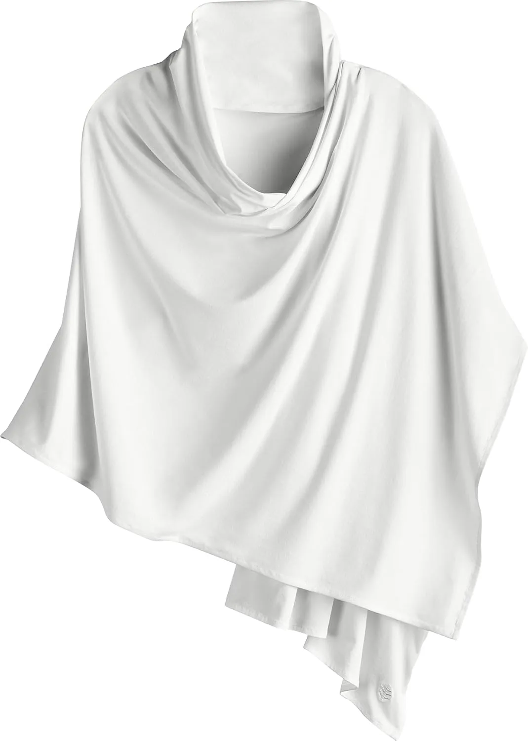 Coolibar UPF 50  Women's Sanibel Everyday Beach Shawl, Tulip Pink, OS, Solid - Sun Protective