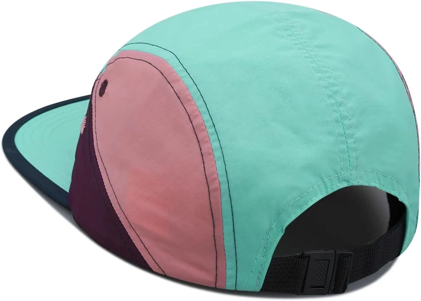 Croogo Men 5 Panel Baseball Cap Casual Dad Hat Multi Color Sports Cap Flat Bill Trucker Cap Summer Lightweight Umpire Sun Hat