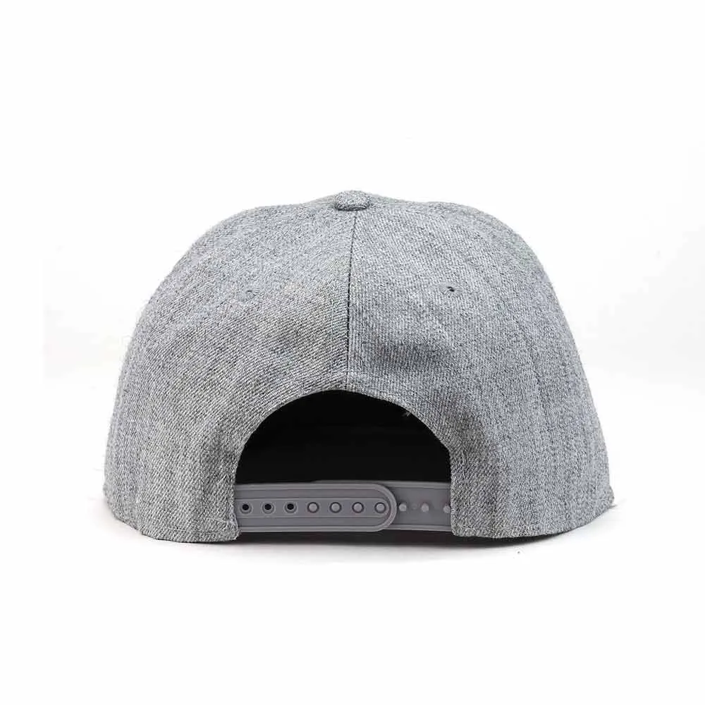Customized American Flag Wool Snapback Cap