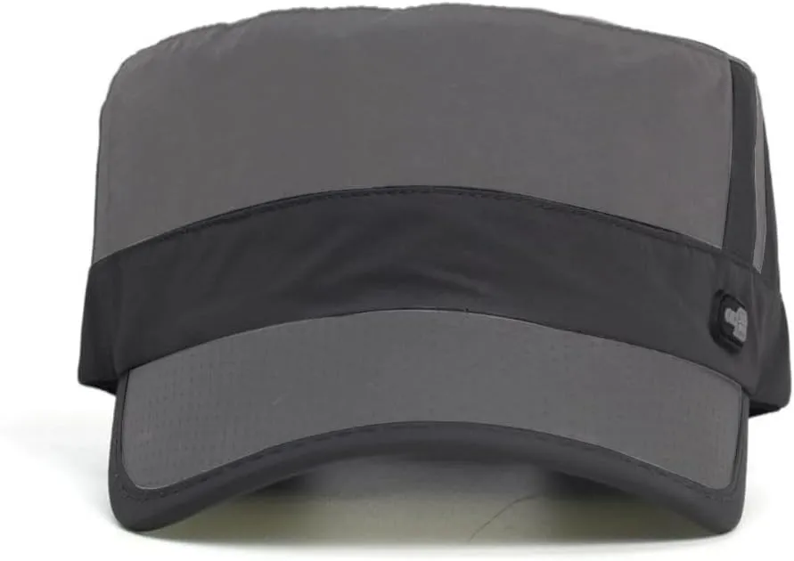 FASHIXD Mesh Military Hat for Men Summer Army Cap Quick Qry Short Bill Hat Cadet Caps
