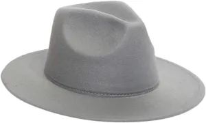 Fedora Hat with Belt Buckle Vintage Floppy Panama Hat Classic Wide Brim Rancher Jazz Lady Retro Hat Women Men