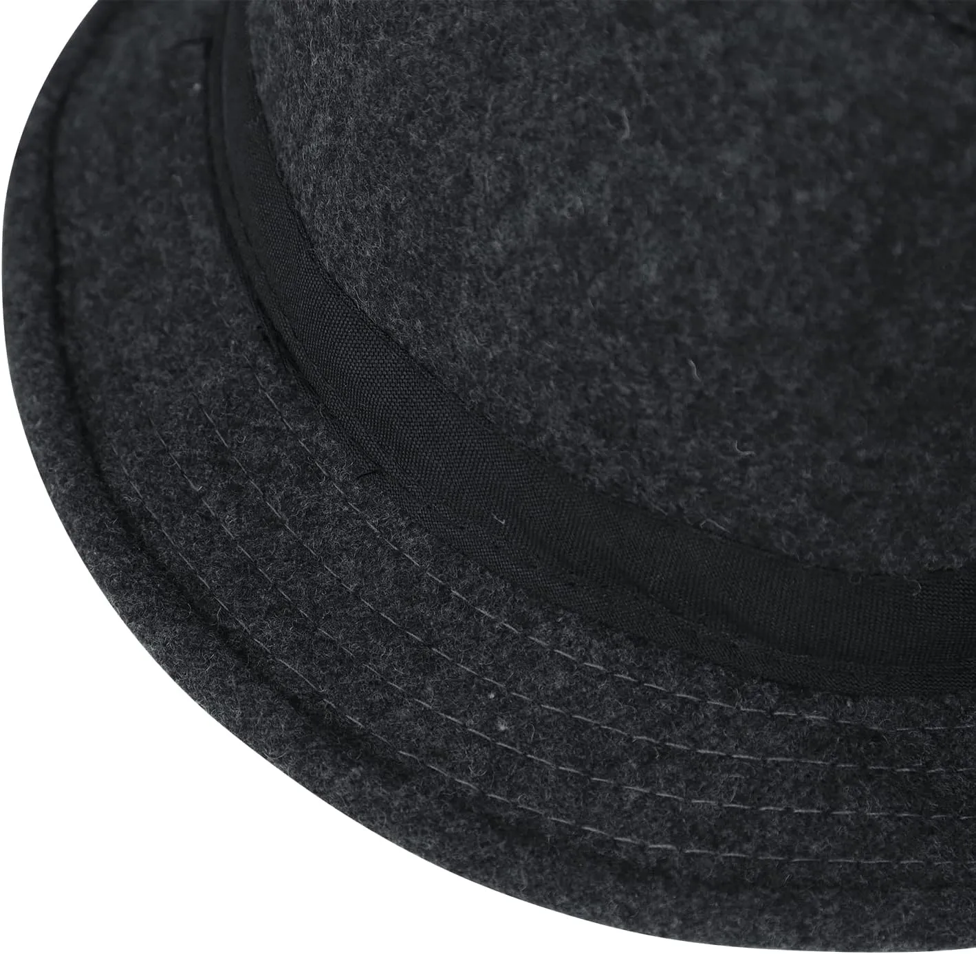 Felt Trilby Fedora Hat Short Brim Panama Jazz Hat 20s Bowler Gatsby Cap for Men Women