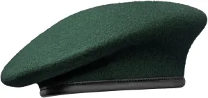 Gajaous British Military Berets with Leather Sweatband, Adjustbale Army Wool Beret for Men & Women