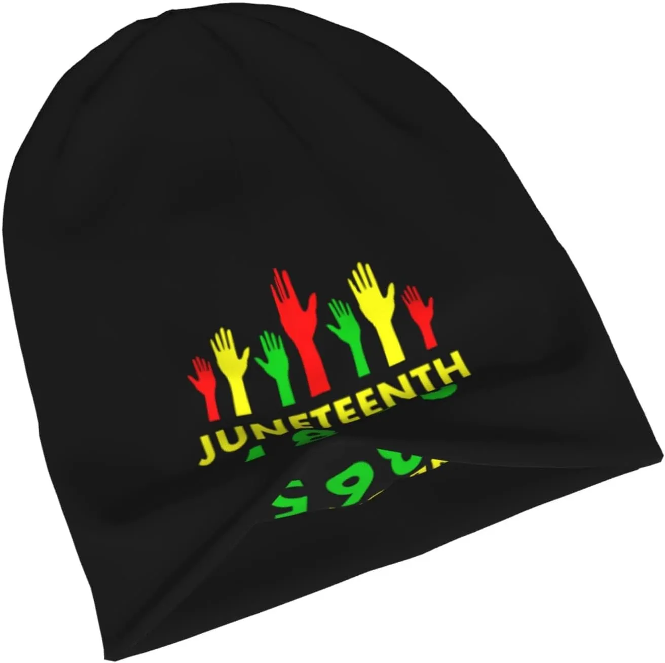Happy Juneteenth Day Freedom 1865 Beanie Hat for Men Women Knit Warm Casual Hats Classic Winter Cap