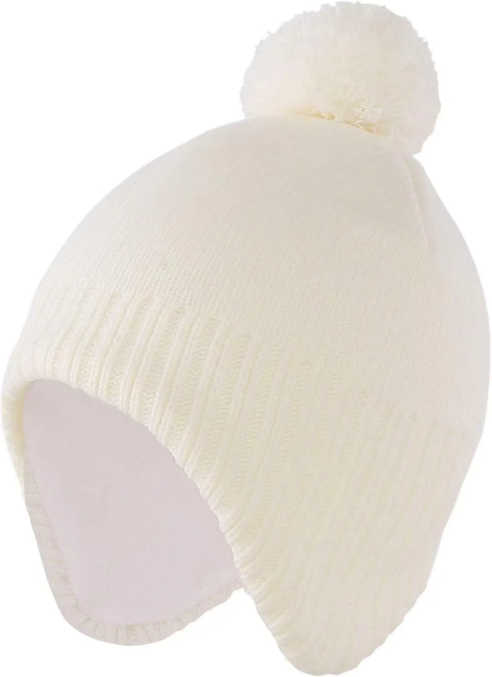 Home Prefer Toddler Boys Girls Hats Earflaps Fleece Knit Beanie Kids Winter Hat