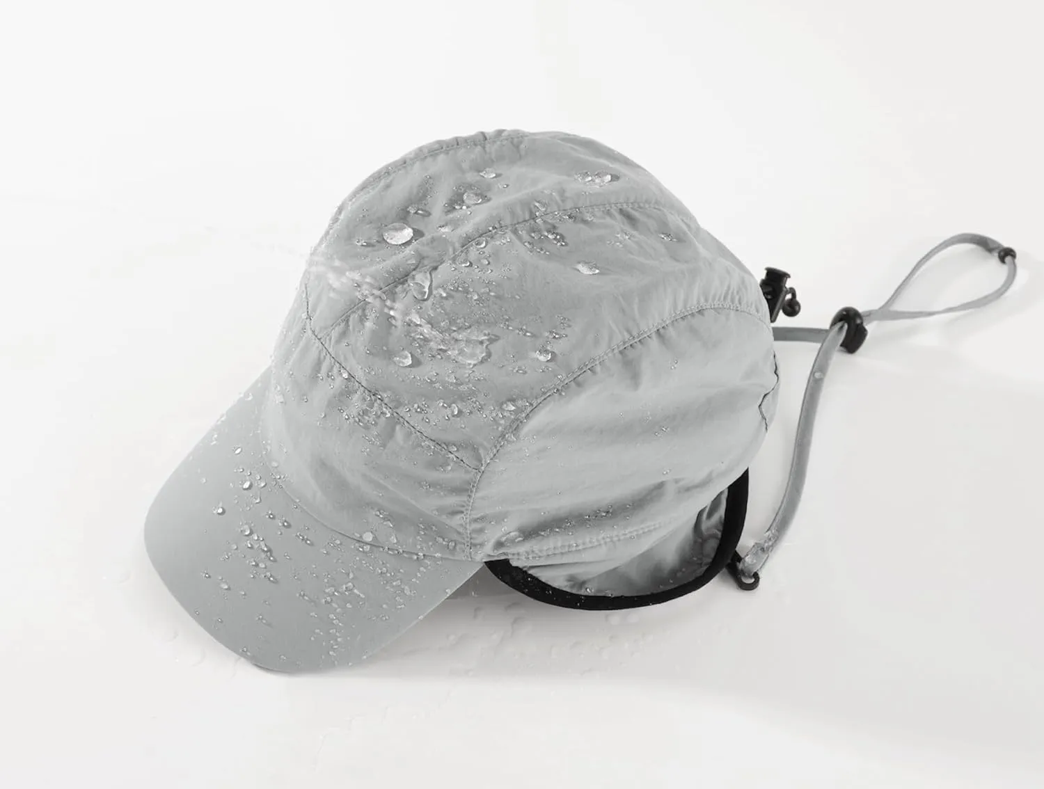 Home Prefer Waterproof Men's Winter Hats with Visor Warm Fleece Lined Baseball Cap Earflaps Trooper Trapper Hat for Men