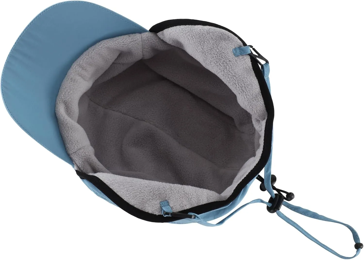 Home Prefer Waterproof Men's Winter Hats with Visor Warm Fleece Lined Baseball Cap Earflaps Trooper Trapper Hat for Men