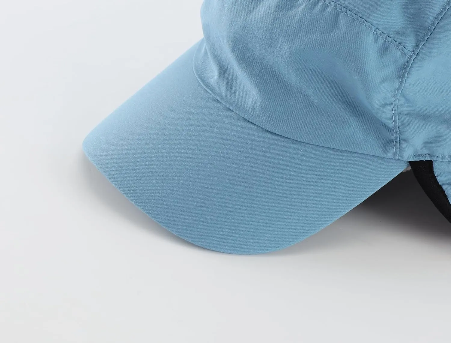Home Prefer Waterproof Men's Winter Hats with Visor Warm Fleece Lined Baseball Cap Earflaps Trooper Trapper Hat for Men