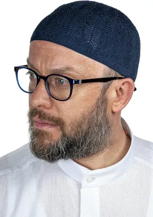 ihvan online Turkish Muslim Knitting Kufi Hats for Men, Taqiya, Takke, Peci, Islamic Caps, Islamic Gifts, Standart Size