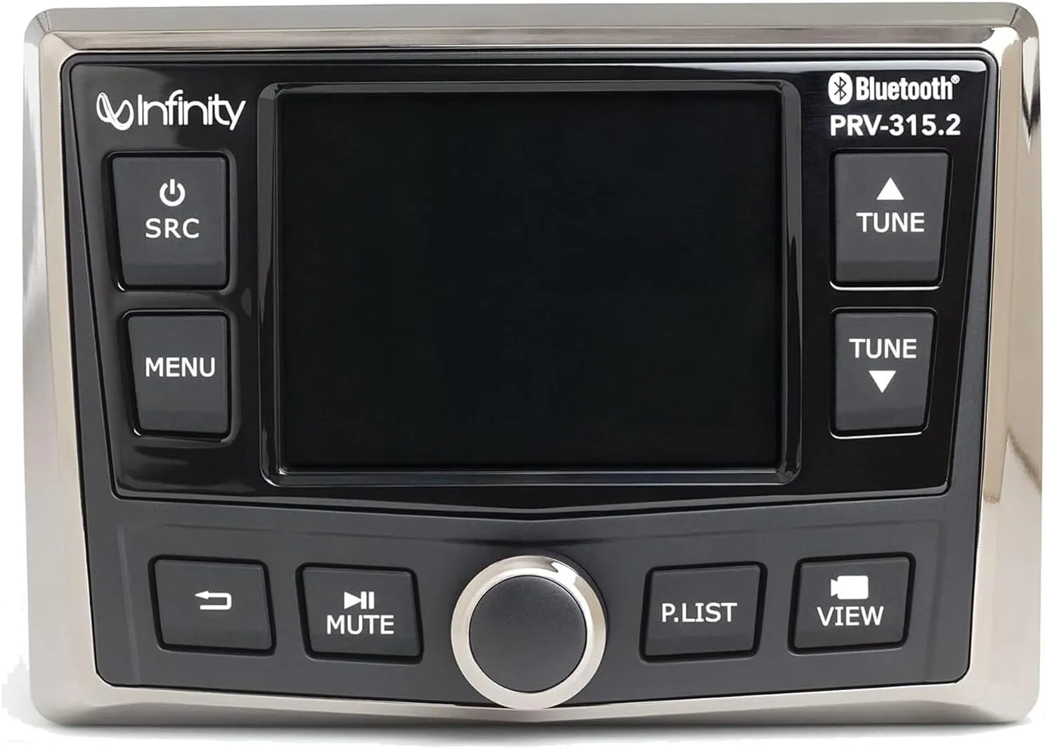 Infinity PRV-315.2 Marine Gauge Style Bluetooth AM/FM/WB Radio Receiver, Wired Remote, Extension, 4x 8" 375W 2-Way Boat Audio Speakers (Gray) 10" Subwoofer, Amplifier, Antenna, USB Adapter, Wire