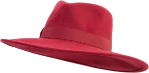 Jeanne Simmons Women's Pinched Fedora Crown Sewn Band Hat
