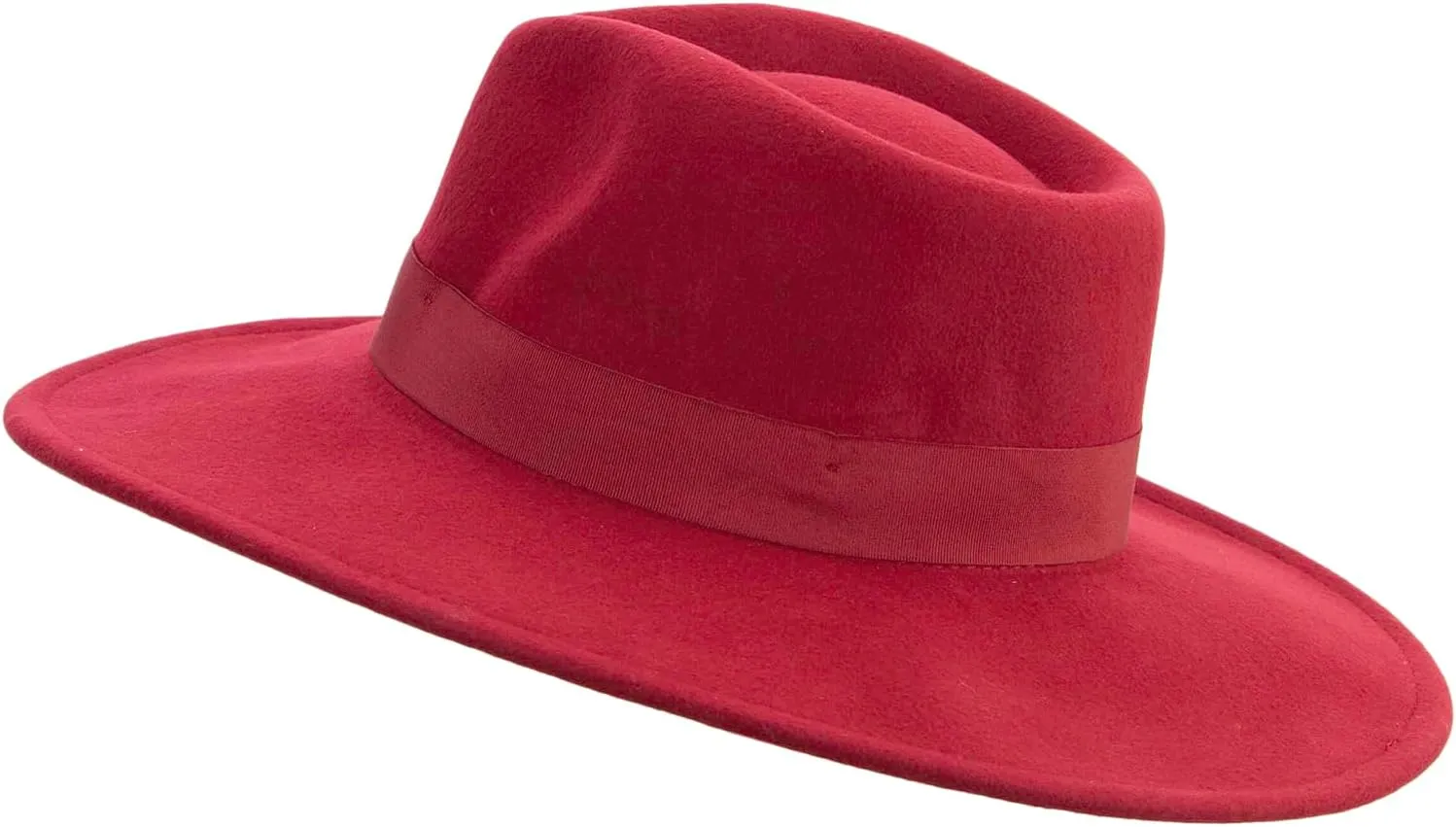 Jeanne Simmons Women's Pinched Fedora Crown Sewn Band Hat