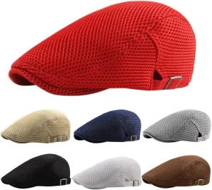 Men's Classic Herringbone Wool Newsboy Hat Winter Hats Gatsb Hunting Fishing Hat for Men Leather Fedora Hats