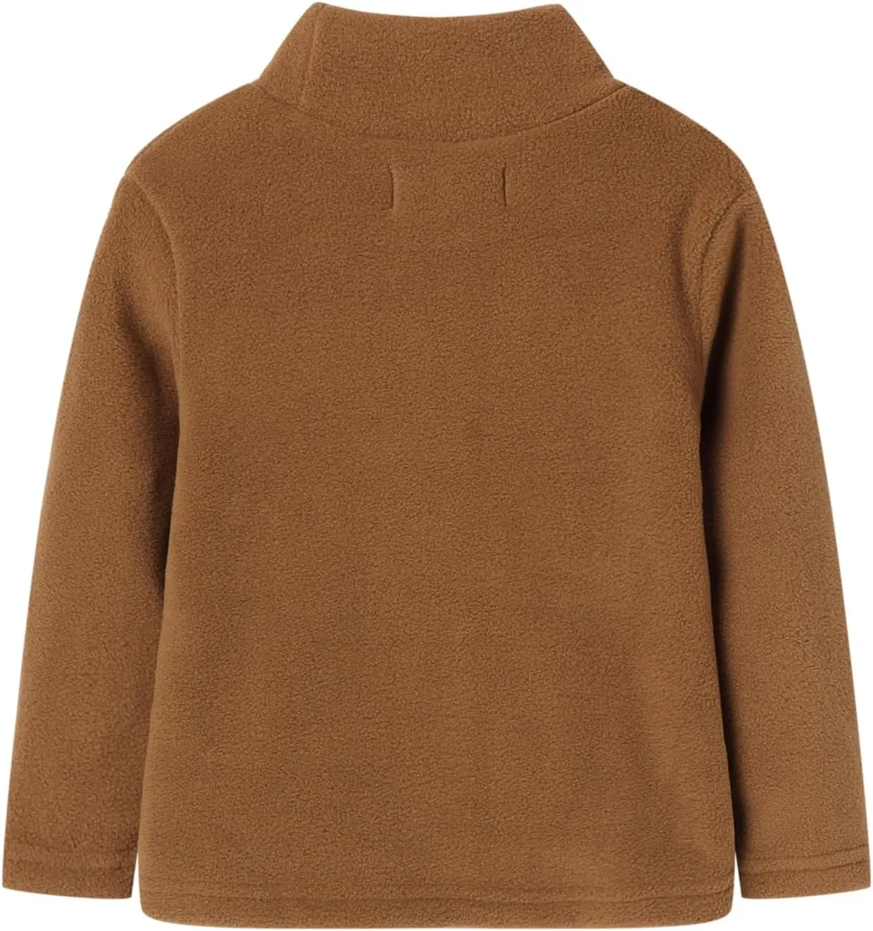 Mud Kingdom Kids Fleece Shirts High Collar Soft Tops Unisex