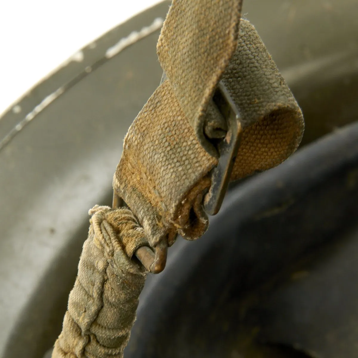 Original Canadian WWII Brodie MkII Steel Helmet by Canadian Motor Lamp Co. - Dated 1942