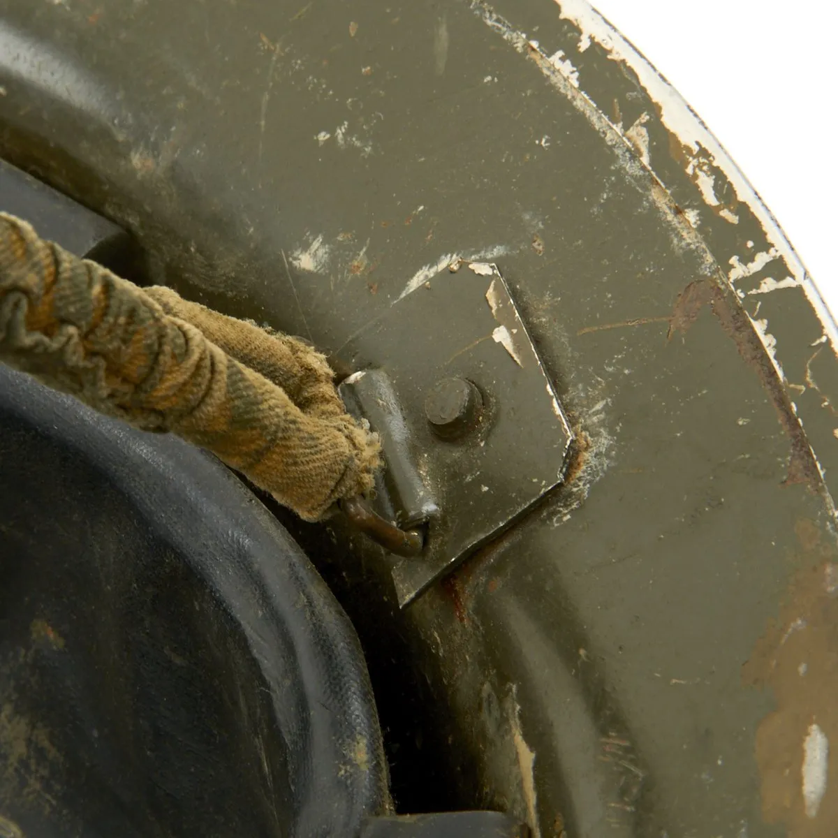 Original Canadian WWII Brodie MkII Steel Helmet by Canadian Motor Lamp Co. - Dated 1942