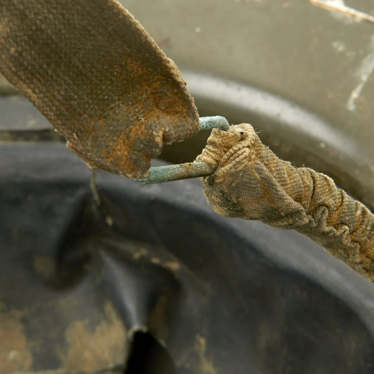 Original Canadian WWII Brodie MkII Steel Helmet by Canadian Motor Lamp Co. - Dated 1942