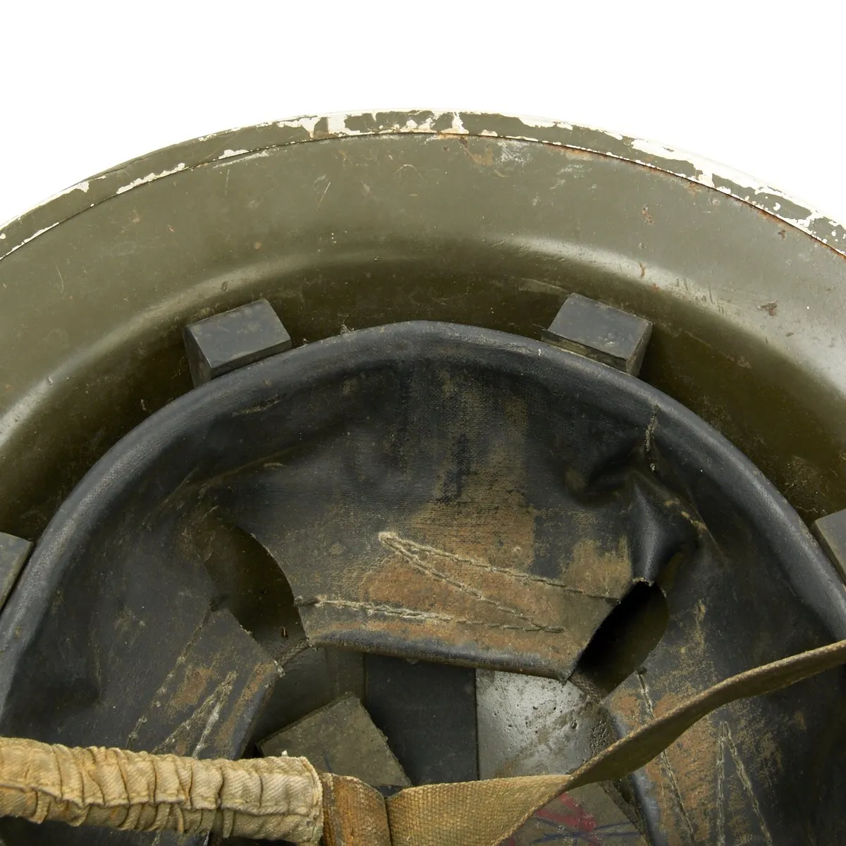 Original Canadian WWII Brodie MkII Steel Helmet by Canadian Motor Lamp Co. - Dated 1942