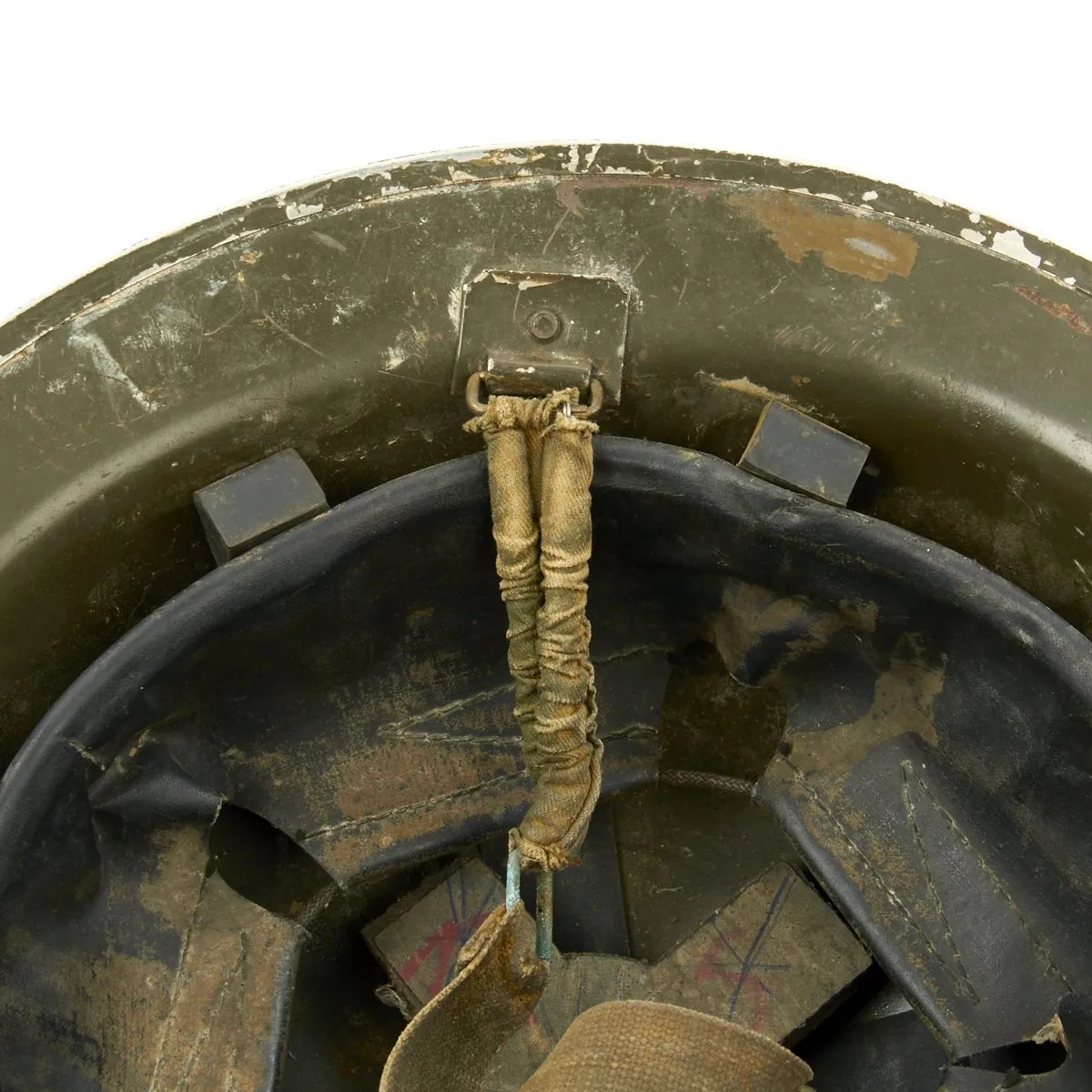 Original Canadian WWII Brodie MkII Steel Helmet by Canadian Motor Lamp Co. - Dated 1942