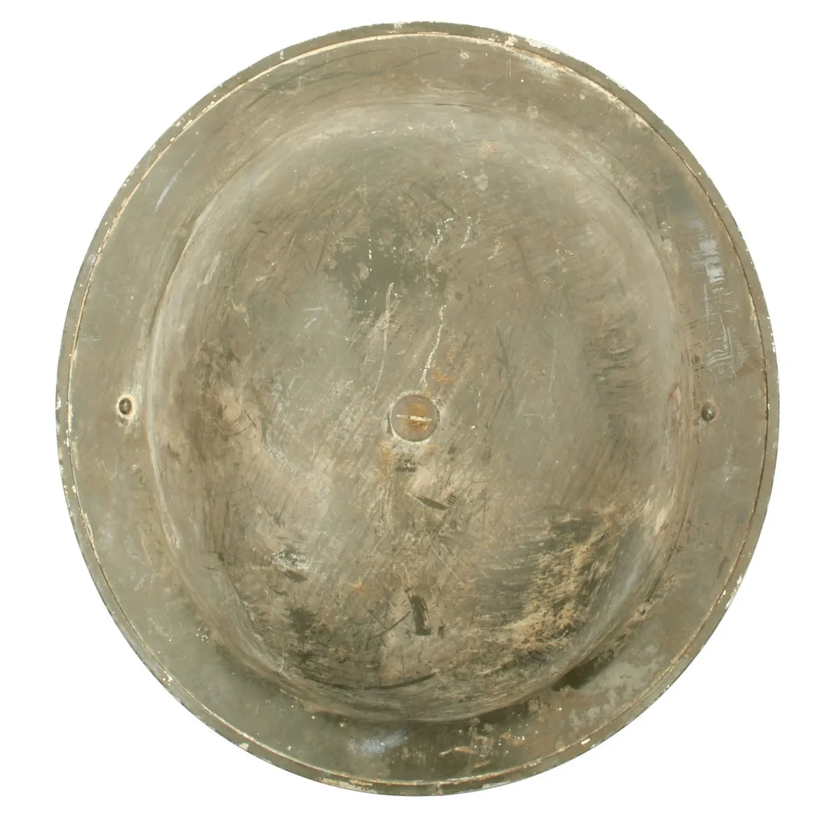Original Canadian WWII Brodie MkII Steel Helmet by Canadian Motor Lamp Co. - Dated 1942