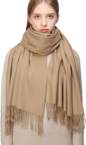 RIIQIICHY Scarfs for Women Fall Winter Pashmina Shawls and Wraps for Evening Dresses Wedding Shawl Blanket Scarves