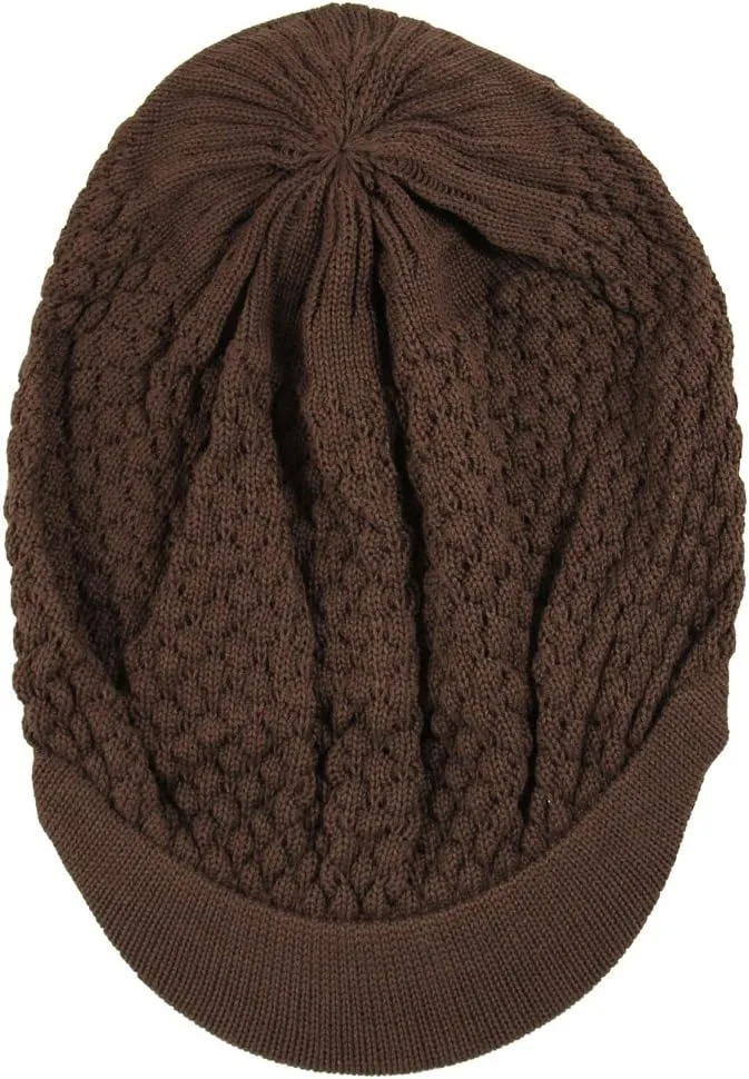 RW Unisex Cotton Rasta Beanie Visor (More Colors)