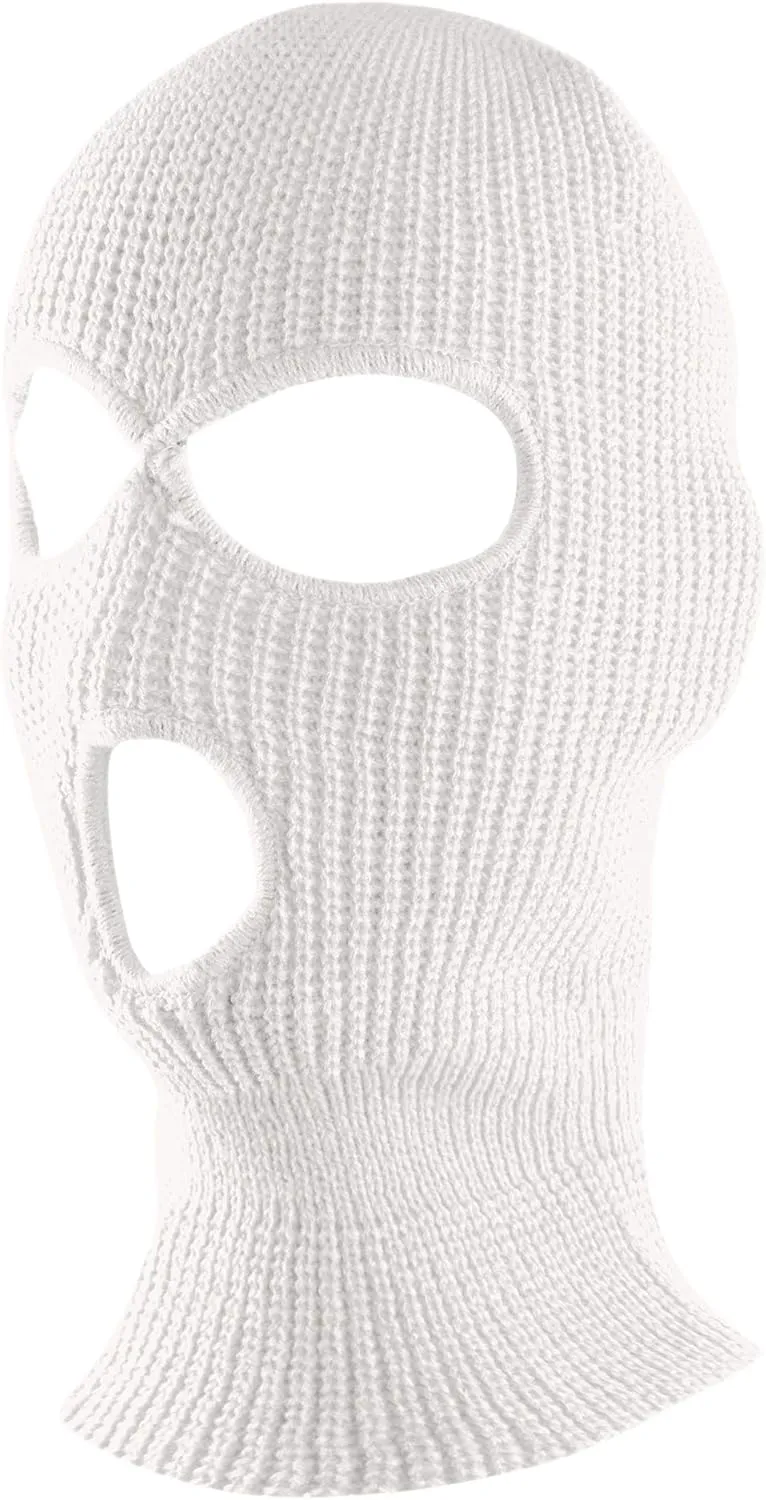 Super Z Outlet Knit Sew Acrylic Outdoor Full Face Cover Thermal Ski Mask One Size Fits Most