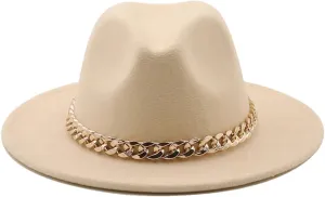 Unisex British Fedora Hats Jazz Hat European Us Wide Brim Fashion Vintage Party Church Hat