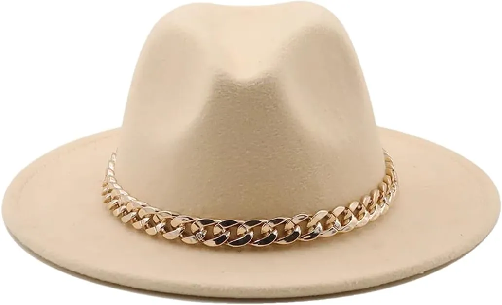 Unisex British Fedora Hats Jazz Hat European Us Wide Brim Fashion Vintage Party Church Hat